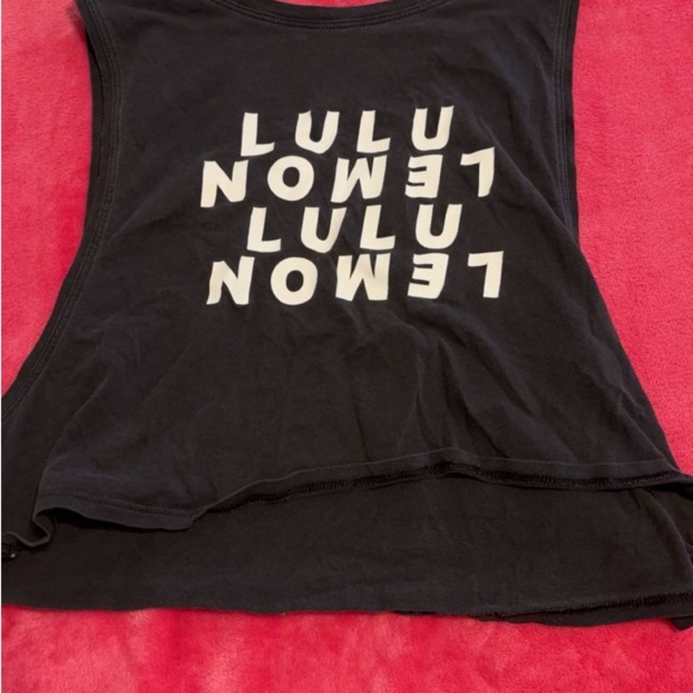lululemon athletica Black Tank Top